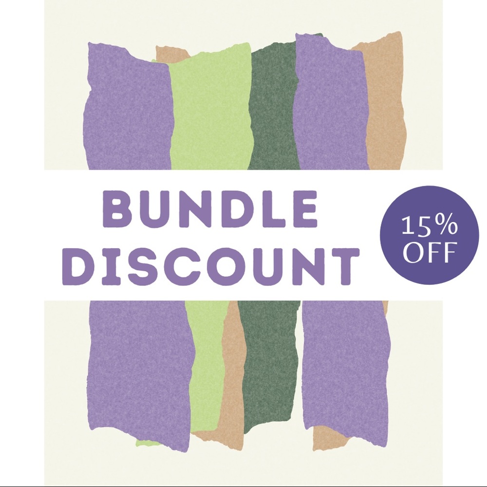✨ 15% off 2 or more items ✨
